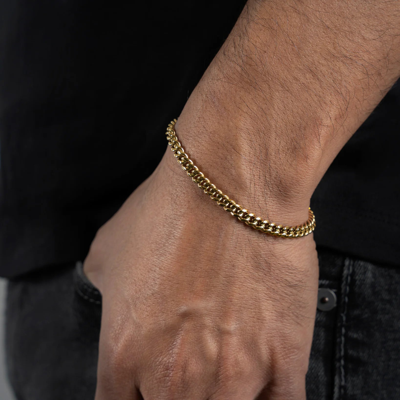 5mm Gold Miami Cuban Bracelet