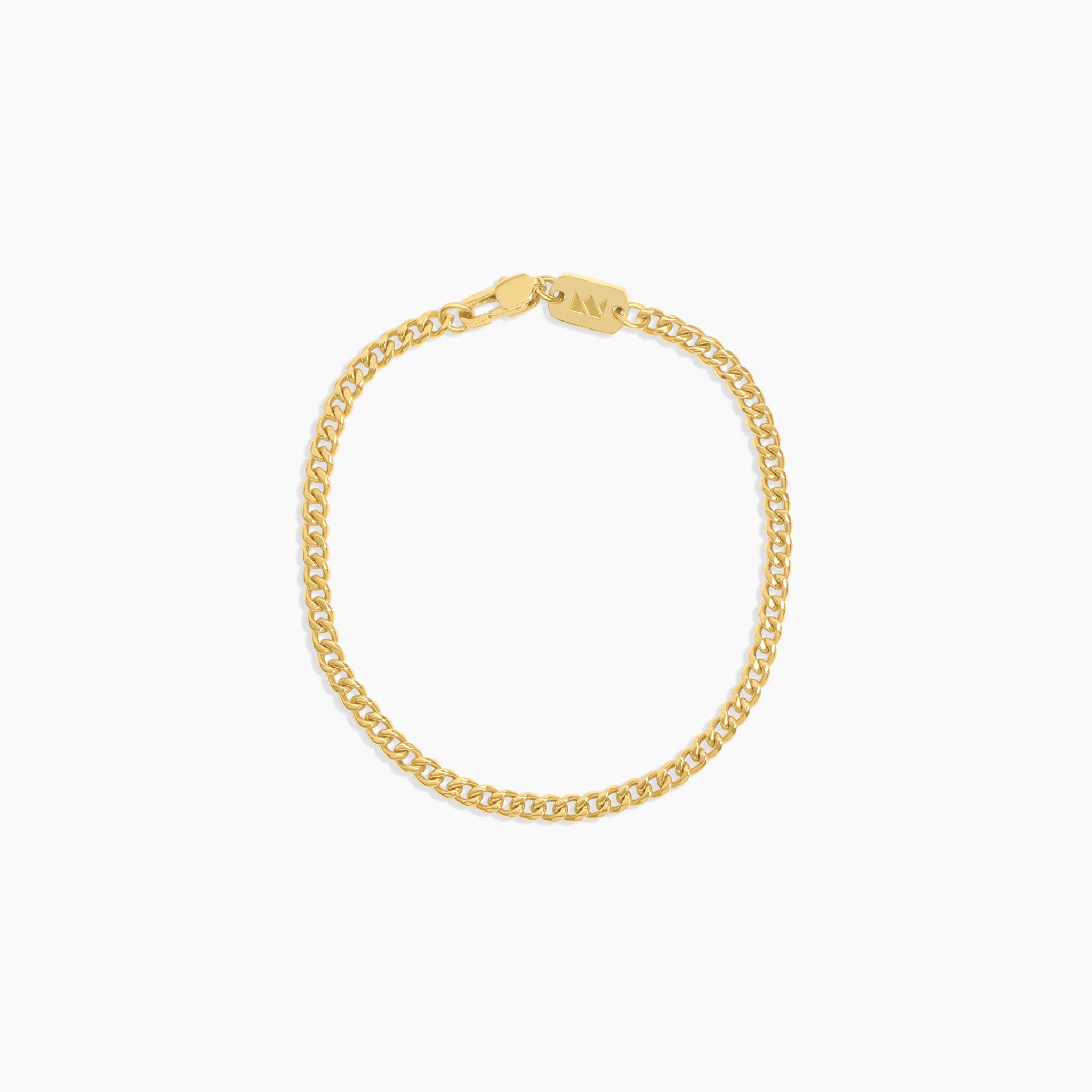 3mm Gold Miami Cuban Bracelet