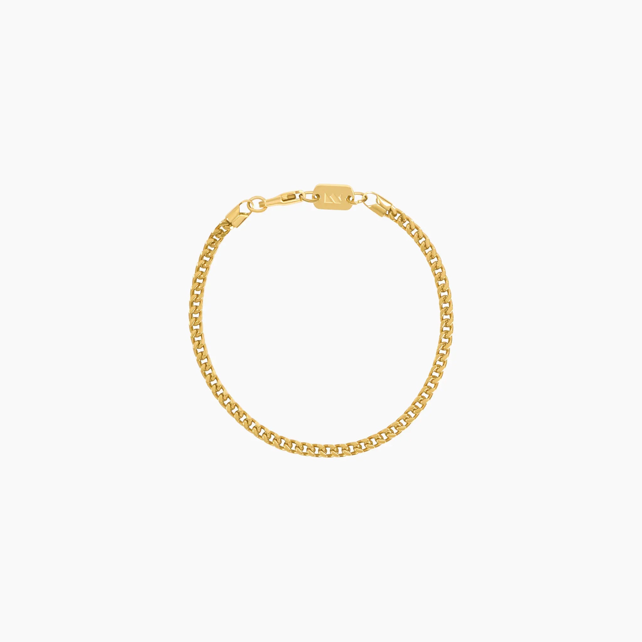 3mm Gold Franco Bracelet