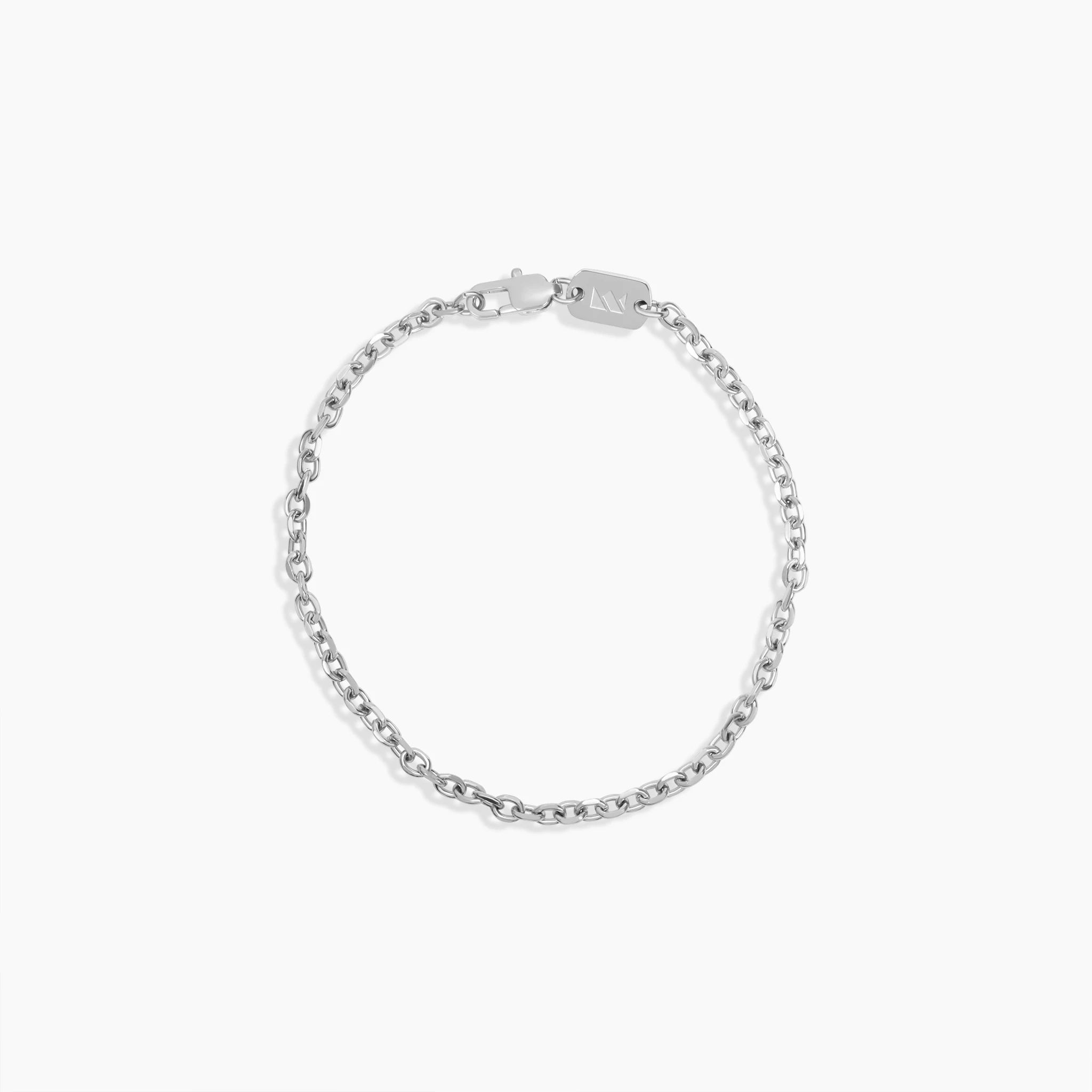 3mm Stainless Steel Cable Link Bracelet