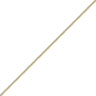 3mm Men's Gold One Row Diamond CZ Tennis Chain