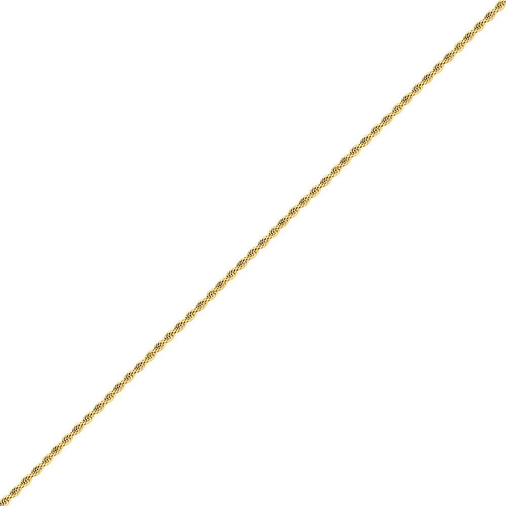 3mm Men's Gold Rope Chain