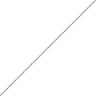 3mm White Gold Rope Stainless Steel Chain for Men