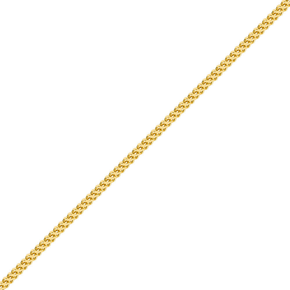 5mm Men's Gold Franco Chain Necklace