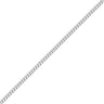 8mm White Gold Miami Cuban Link Chain for Men