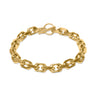 Hip Hop Men's Gold Odin Link Bracelet