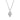 Men's White Gold Diamond CZ Hamsa Pendant Necklace