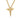 Gold Stainless Steel Angel Necklace